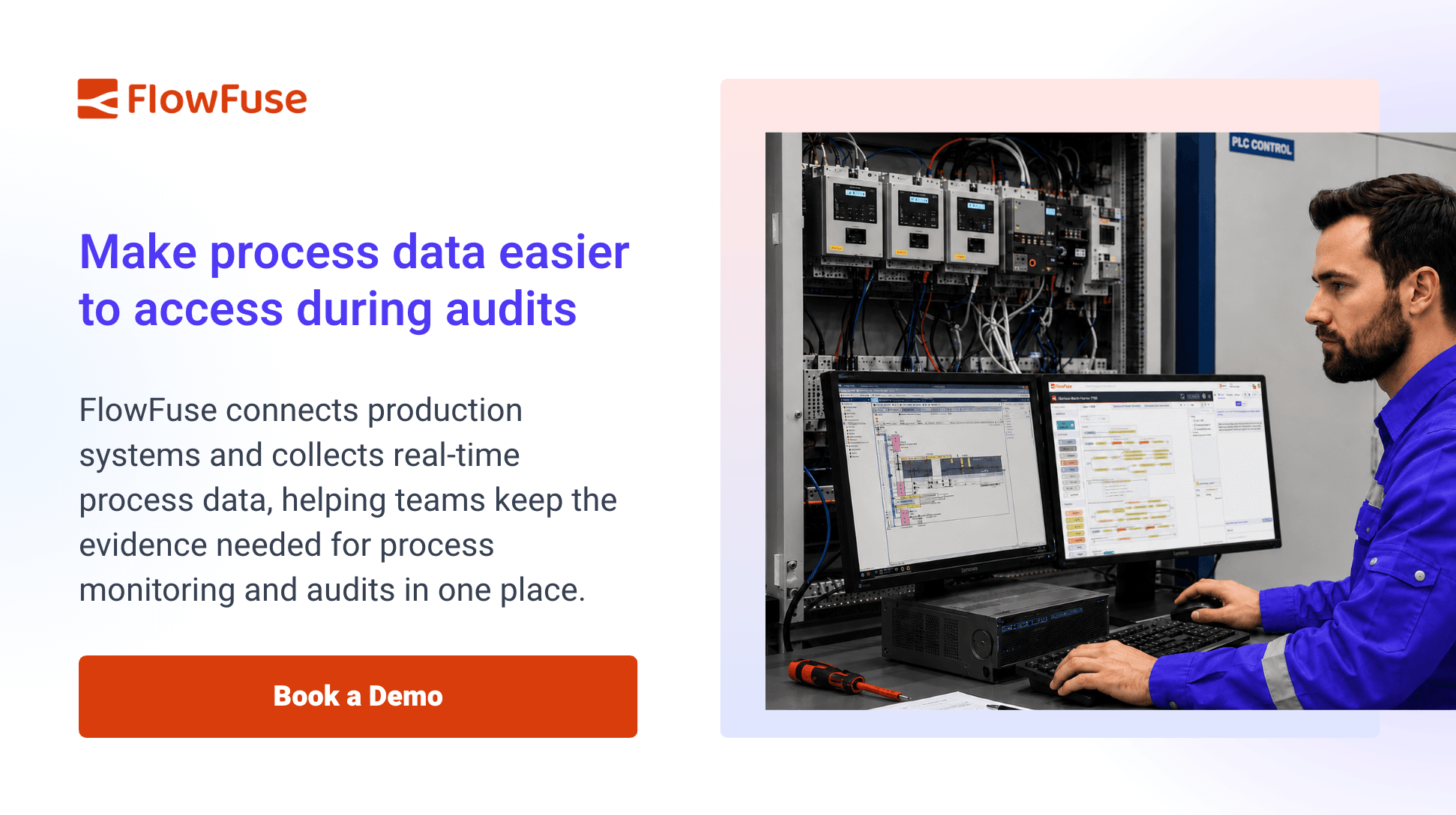 make process data easier to access during audits - book a demo